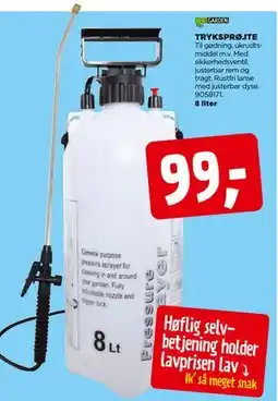 jem & fix TRYKSPRØJTE, DKK 99 tilbud