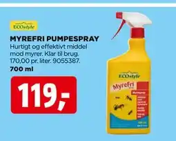 jem & fix MYREFRI PUMPESPRAY, DKK 119 tilbud