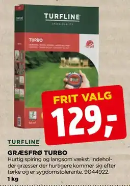 jem & fix GRÆSFRØ TURBO, DKK 129 tilbud