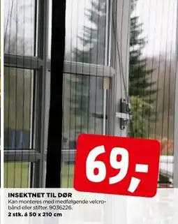 jem & fix INSEKTNET TIL DØR, DKK 69 tilbud