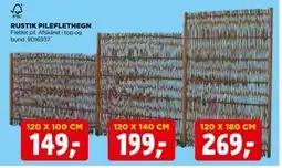 jem & fix RUSTIK PILEFLETHEGN tilbud