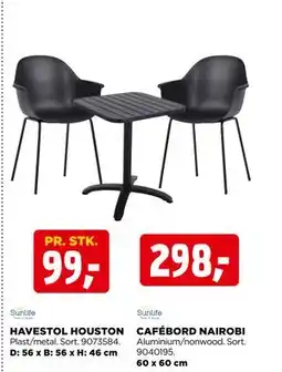 jem & fix HAVESTOL HOUSTON, DKK 99 tilbud