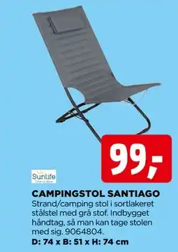 jem & fix CAMPINGSTOL SANTIAGO, DKK 99 tilbud