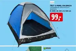 jem & fix TELT 2-PERS. VALENCIA, DKK 99 tilbud
