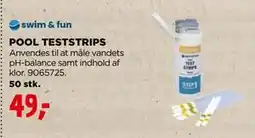 jem & fix POOL TESTSTRIPS, DKK 49 tilbud