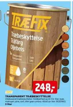 jem & fix TRANSPARENT TRÆBESKYTTELSE, DKK 248 tilbud