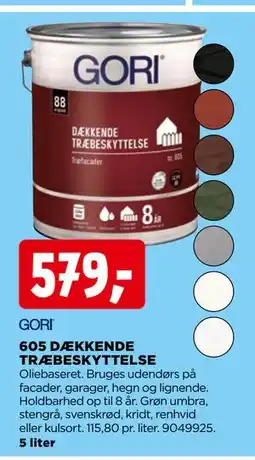 jem & fix 605 DÆKKENDE TRÆBESKYTTELSE, DKK 579 tilbud