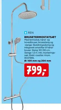 jem & fix BRUSETERMOSTATSÆT, DKK 799 tilbud