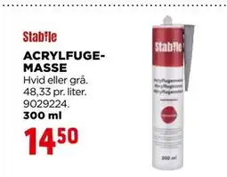 jem & fix ACRYLFUGEMASSE, DKK 14.5 tilbud