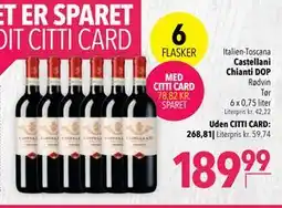 Citti Castellani Chianti DOP, DKK 268.81, Medlemspris tilbud
