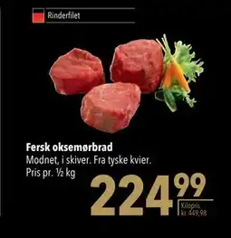 Citti Fersk oksemørbrad, DKK 224.99 tilbud