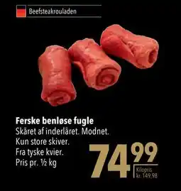Citti Ferske benløse fugle, DKK 74.99 tilbud