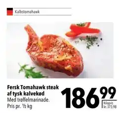 Citti Fersk Tomahawk steak af tysk kalvekød, DKK 186.99 tilbud