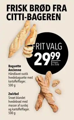 Citti Zwirbel, DKK 29.99 tilbud