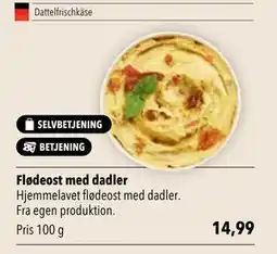 Citti Flødeost med dadler, DKK 14.99 tilbud