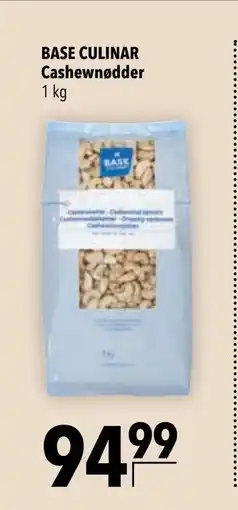 Citti BASE CULINAR Cashewnødder, DKK 94.99 tilbud
