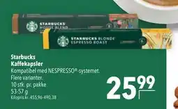 Citti Starbucks Kaffekapsler, DKK 25.99 tilbud