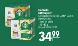 Citti Starbucks Kaffekapsler, DKK 34.99 tilbud