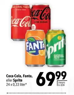 Citti Coca-Cola, Fanta, eller Sprite, DKK 69.99 tilbud