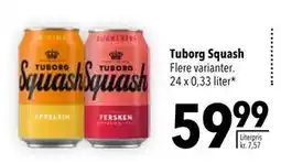 Citti Tuborg Squash, DKK 59.99 tilbud