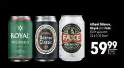 Citti Albani Odense, Royal eller Faxe, DKK 59.99 tilbud
