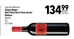 Citti Anima Negra AN/2 Vino de la Tierra de les Balears, DKK 134.99 tilbud