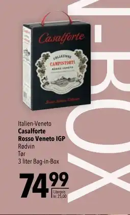 Citti Casalforte Rosso Veneto IGP, DKK 74.99 tilbud