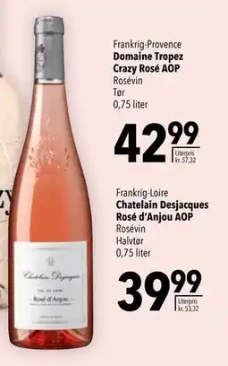 Citti Chatelain Desjacques Rosé d’Anjou AOP, DKK 39.99 tilbud