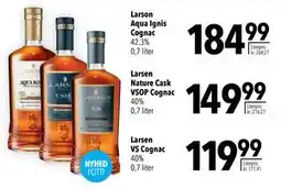 Citti Larsen VS Cognac, DKK 119.99 tilbud