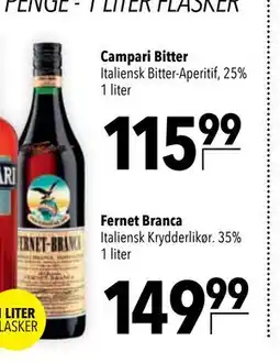 Citti Fernet Branca, DKK 149.99 tilbud