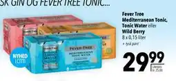 Citti Fever Tree Mediterranean Tonic, Tonic Water eller Wild Berry, DKK 29.99 tilbud
