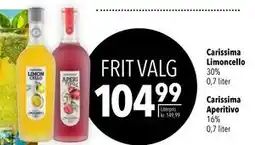 Citti Carissima Limoncello, DKK 104.99 tilbud