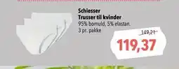 Citti Schiesser Trusser til kvinder, DKK 119.37 tilbud