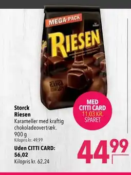 Citti Storck Riesen, DKK 56.02, Medlemspris tilbud