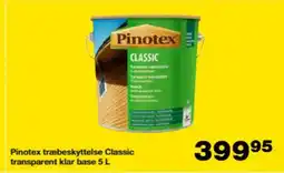 Bauhaus Pinotex træbeskyttelse Classic transparent klar base 5 L tilbud