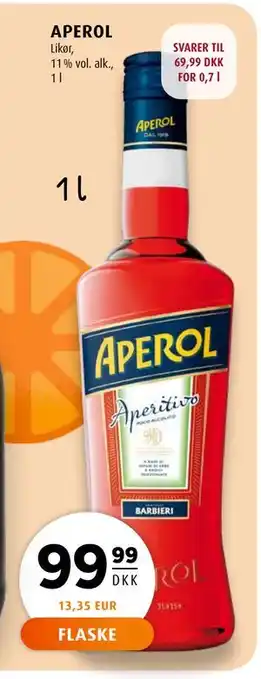 Scandinavian Park APEROL, DKK 99.99 tilbud