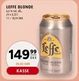 Scandinavian Park LEFFE BLONDE, DKK 149.99 tilbud