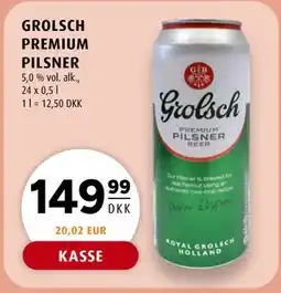 Scandinavian Park GROLSCH PREMIUM PILSNER, DKK 149.99 tilbud