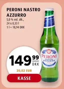 Scandinavian Park PERONI NASTRO AZZURRO, DKK 149.99 tilbud