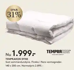 SENG TEMPRAKON DYNE, DKK 1999 tilbud