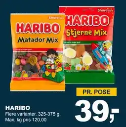 Let-Køb HARIBO, DKK 39 tilbud