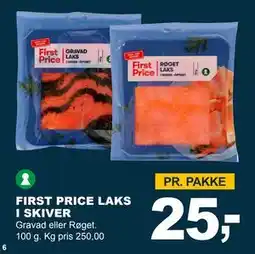 Let-Køb FIRST PRICE LAKS I SKIVER, DKK 25 tilbud