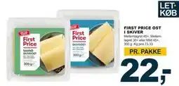 Let-Køb FIRST PRICE OST I SKIVER, DKK 22 tilbud