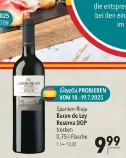 Citti Spanien-Rioja Baron de Ley Reserva DOP trocken tilbud