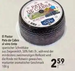 El Pastor Pata de Cabra al vino tinto
