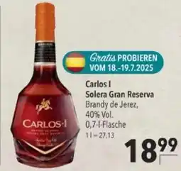 Citti Carlos I Solera Gran Reserva tilbud