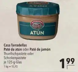 Citti Casa Tarradellas Paté de atún oder Paté de jamón tilbud