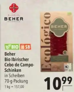Citti BIO SB Beher Bio Ibirischer Cebo de Campo- Schinken in Scheiben tilbud