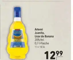 Citti Artemi Juanita, Licor de Banana tilbud