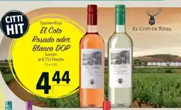 Citti El Coto Rosado oder Blanco DOP tilbud